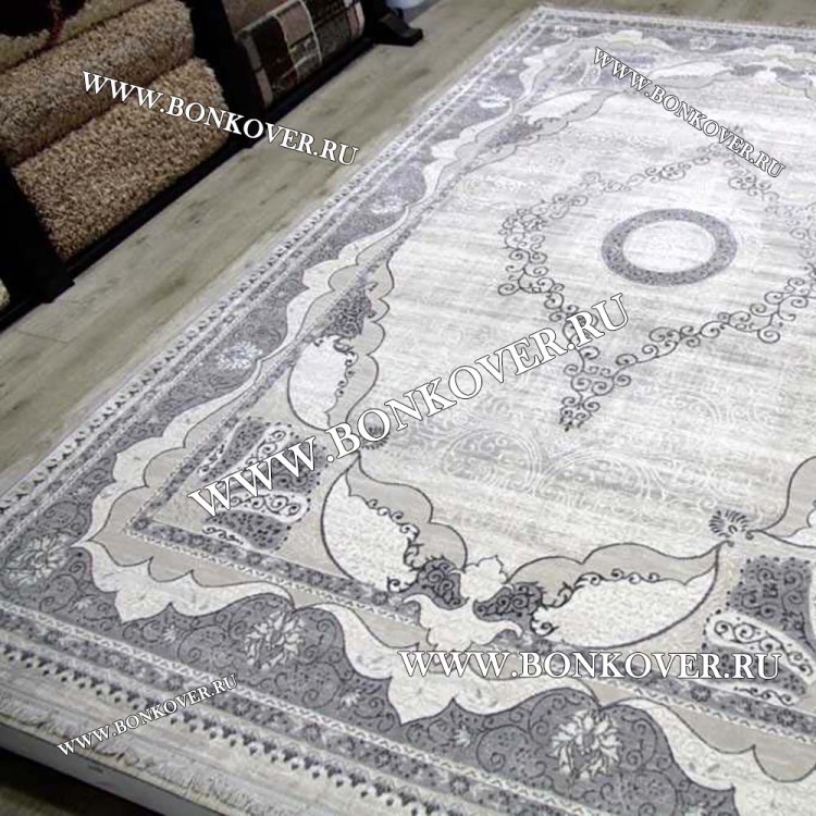 Ковер Турция Для Гостиной Дизайн 92 Серый