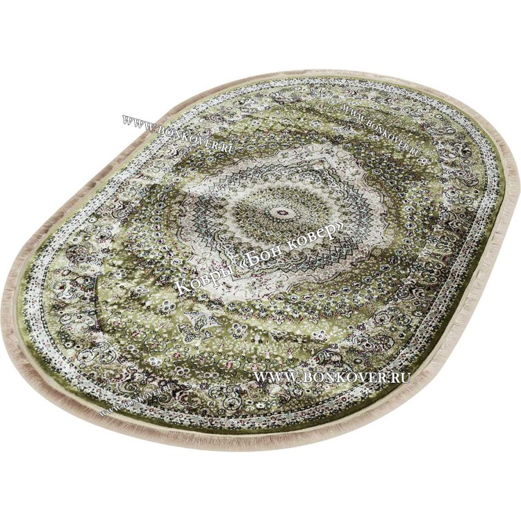 Овальный Ковер с Восточным Узором Медальон Арт 30348