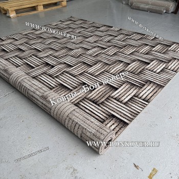 Ковер Лайт Карпет  New 04 Дизайн 23786 Коричневый